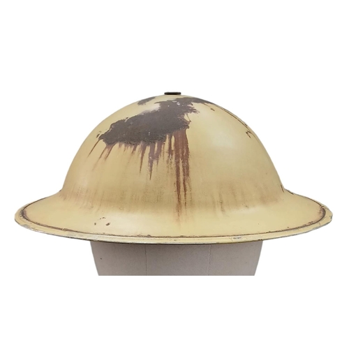 152 - WW2 South African Helmet. The South African fought in North Africa alongside the British. Their helm... 