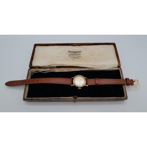 458 - A Vintage Gold Tone Ladies Omega Seamaster ‘Ladymatic’ Automatic Watch, 20mm Case. Working Order and... 