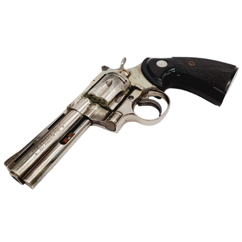 494 - A Vintage Inert Replica of a Colt Python .357 Magnum. Working Double Action. 23cm Length. In origina... 