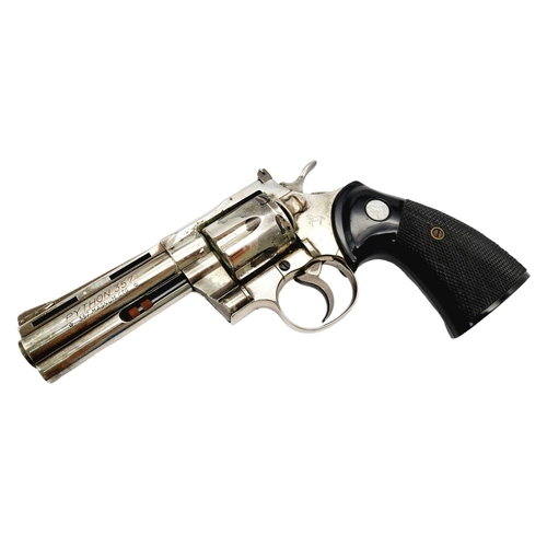 494 - A Vintage Inert Replica of a Colt Python .357 Magnum. Working Double Action. 23cm Length. In origina... 