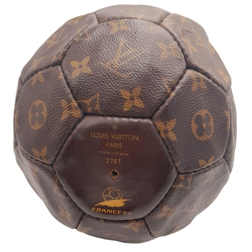 143 - A Louis Vuitton x 1998 France World Cup Collaboration Limited Edition Football. Monogram coated canv... 