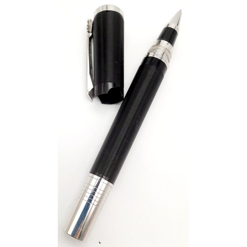 466 - A Montblanc John Lennon Special Edition Rollerball Pen. Bottom of the lid is slightly broken but sti... 