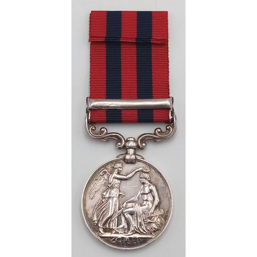 92 - India General Service Medal 1854 with clasp ‘Perak’, named to: 1557 Pte H Holland 80th Foot. The 80t... 