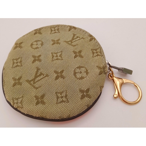 347 - A Louis Vuitton Khaki Comte de Fay Portemonnay Long Coin Case Wallet Multicolor. Monogram canvas lea... 