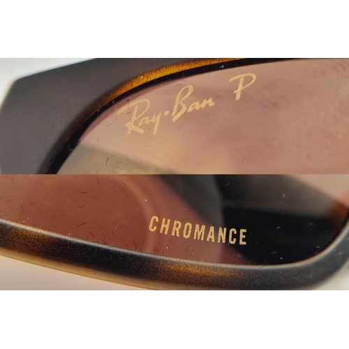 415 - A Pair of Ray.Ban Chromance Sunglasses - With case.