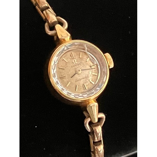 308 - Ladies Vintage OMEGA LADYMATIC WRISTWATCH. Stop running and now requires attention.af.