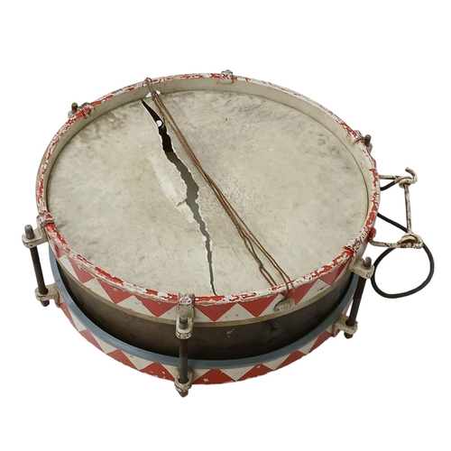 550 - An Original WW2 Hitler Youth Drum (Requires one replacement skin) 35.5cm Diameter