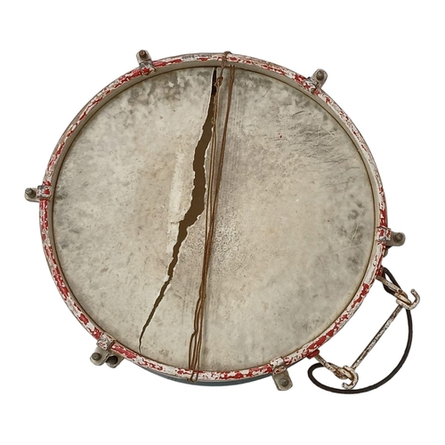 550 - An Original WW2 Hitler Youth Drum (Requires one replacement skin) 35.5cm Diameter