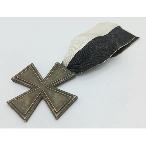 269 - Italian-Russian Expedition Cross Constructed of silvered zinc, the reverse bearing central engraved ... 