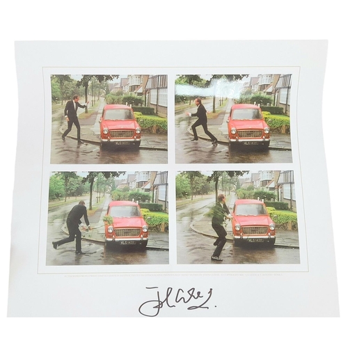 450 - A Limited Edition John Cleese Signed Lithograph - Gourmet Night! Road rage from Basil Fawlty. 645 0f... 