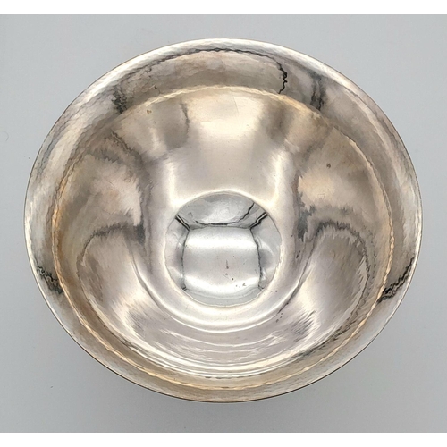 51 - A Vintage Georg Jensen Sterling Silver Bowl. A Beautiful mid-size bowl in chalice form with ornate d... 