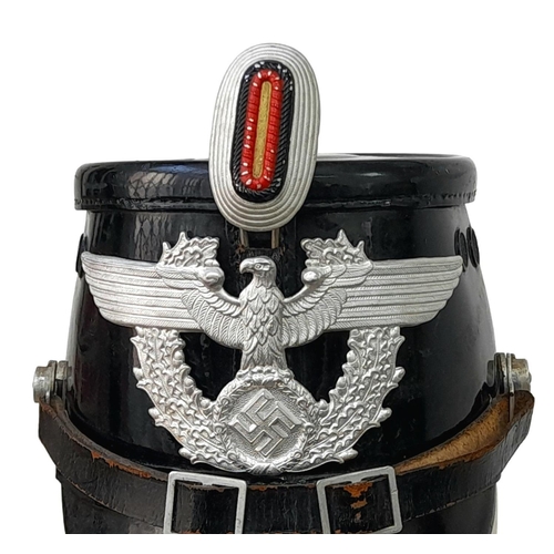 76 - WW2 German Stadt Polizei (Town Police) Kepi Hat.