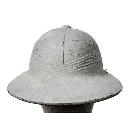 276 - WW2 USMC Hawley Tropical Helmet Dated 1943.