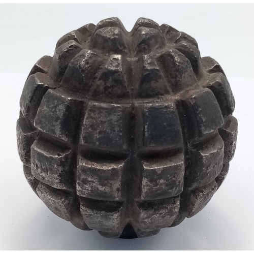 360 - A Very Good Condition Inert WW1 German Kugel Fragmentation Hand Grenade. Museum Quality. From the De... 