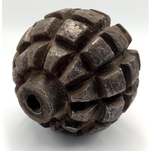 360 - A Very Good Condition Inert WW1 German Kugel Fragmentation Hand Grenade. Museum Quality. From the De... 