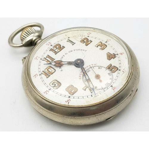 377 - WW2 German Kriegsmarine Pocket Watch. Working.