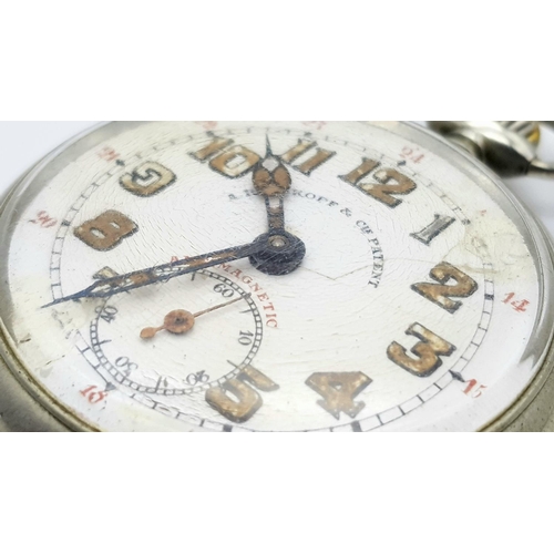 377 - WW2 German Kriegsmarine Pocket Watch. Working.