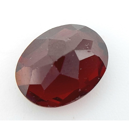 1199 - A 2.18ct Oval Cut Garnet. Comes with EGL certificate.