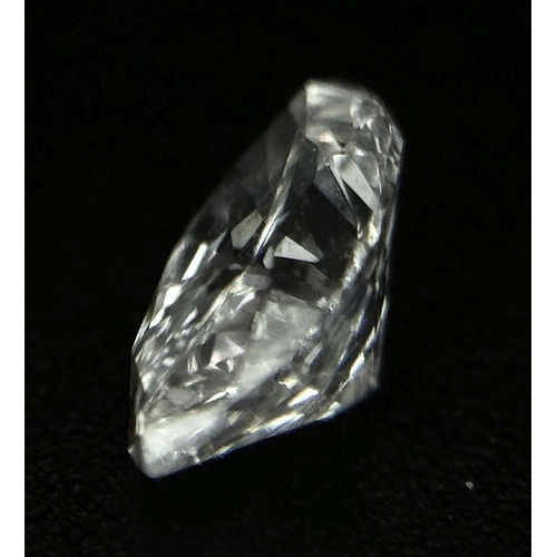 1143 - A 0.354ct Marquise Shape Diamond. SI1 clarity, E colour. Comes with IDCL certificate.