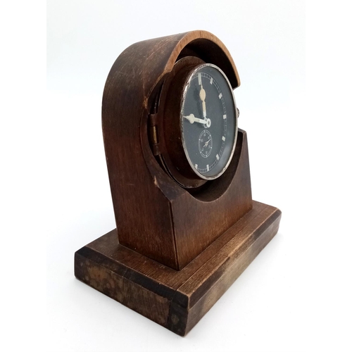 149 - WW2 German Heer (Army) Funkeruhen Duty Radio Operators Clock Circa 1943. Maker: Tobias Bauerie & Son... 