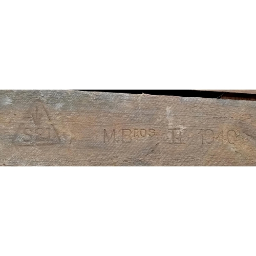 325 - An Original WW2 1940 Dated Air Raid Rattle. Good Working Order. Markings show Broad Arrow, Made by M... 