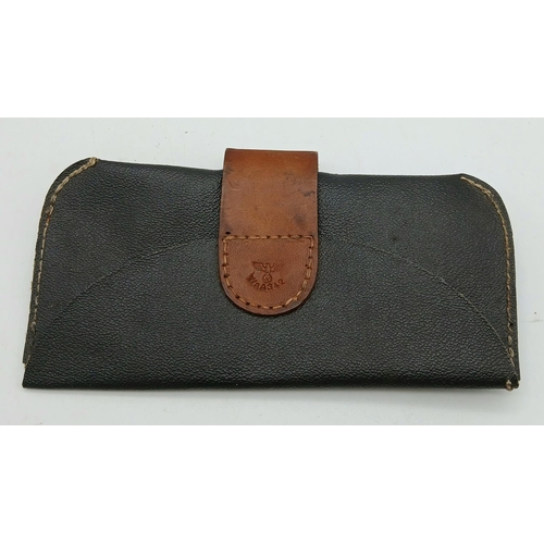 353 - A Very Rare, Very Good Condition, WW2, 1943 Dated, German Luftwaffe Pilots Leather Wallet. Containin... 