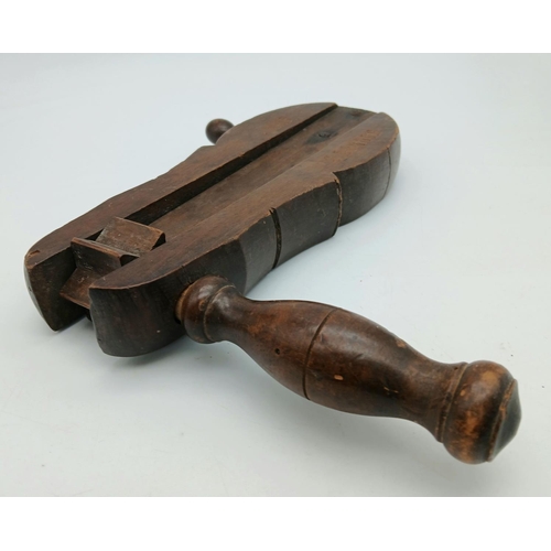 395 - A Very Good Condition Rare Design Original WW2 A.R.P London Air Raid Wooden Rattle. Marled ARP S. Lo... 