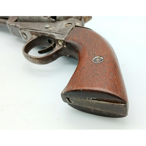 409 - An Antique Obsolete Calibre Colt Brevete Revolver. Circa Mid 19th Century. 16cm Octagonal Barrel. Ov... 