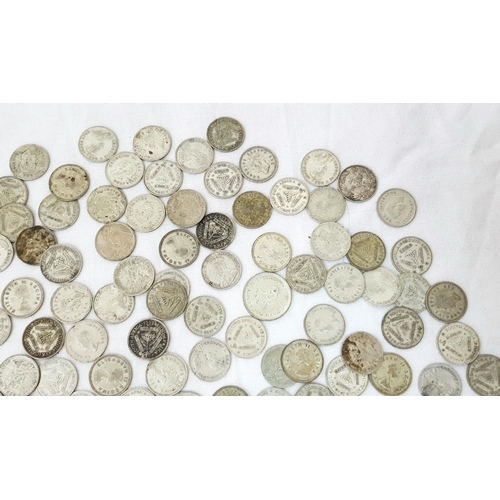 44 - A Wonderful Large Collection of Silver, Mostly South African Coins - Some dating back over 100 years... 