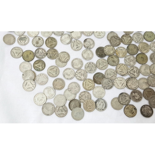 44 - A Wonderful Large Collection of Silver, Mostly South African Coins - Some dating back over 100 years... 