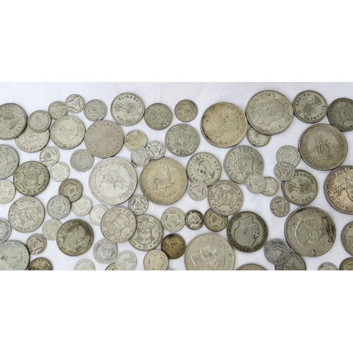 44 - A Wonderful Large Collection of Silver, Mostly South African Coins - Some dating back over 100 years... 