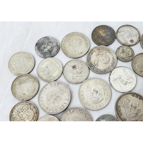 44 - A Wonderful Large Collection of Silver, Mostly South African Coins - Some dating back over 100 years... 