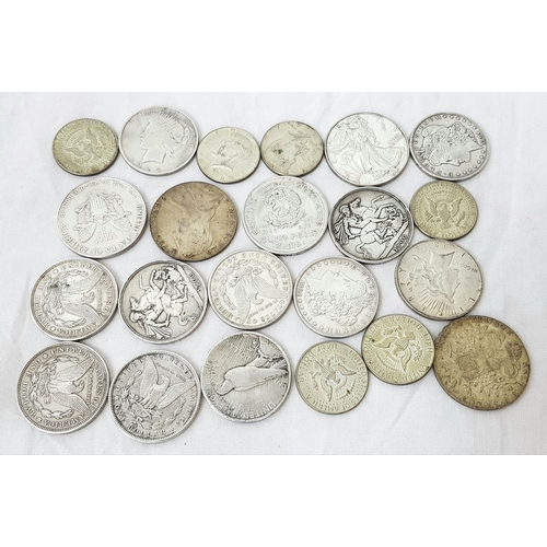 44 - A Wonderful Large Collection of Silver, Mostly South African Coins - Some dating back over 100 years... 