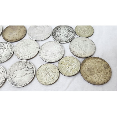 44 - A Wonderful Large Collection of Silver, Mostly South African Coins - Some dating back over 100 years... 