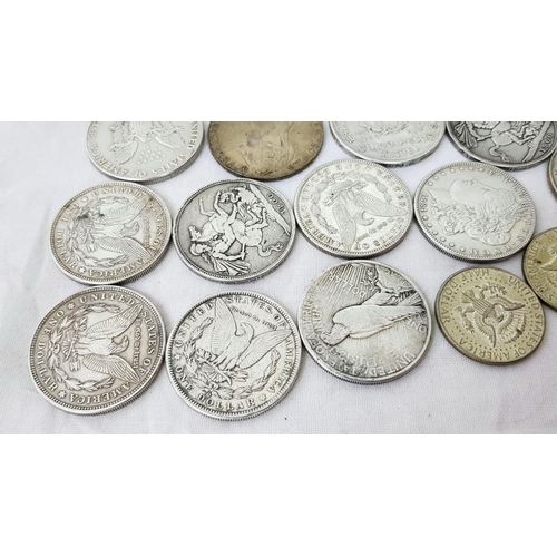 44 - A Wonderful Large Collection of Silver, Mostly South African Coins - Some dating back over 100 years... 