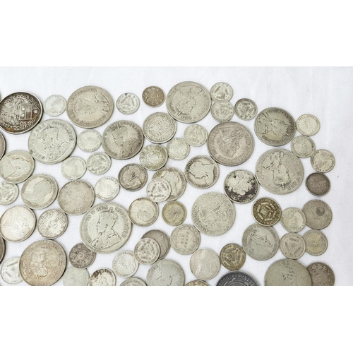 44 - A Wonderful Large Collection of Silver, Mostly South African Coins - Some dating back over 100 years... 