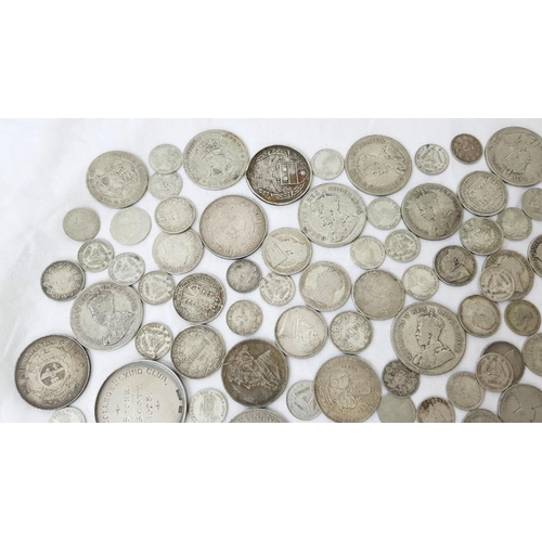 44 - A Wonderful Large Collection of Silver, Mostly South African Coins - Some dating back over 100 years... 