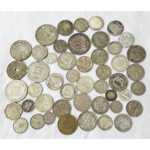 44 - A Wonderful Large Collection of Silver, Mostly South African Coins - Some dating back over 100 years... 