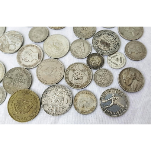 44 - A Wonderful Large Collection of Silver, Mostly South African Coins - Some dating back over 100 years... 