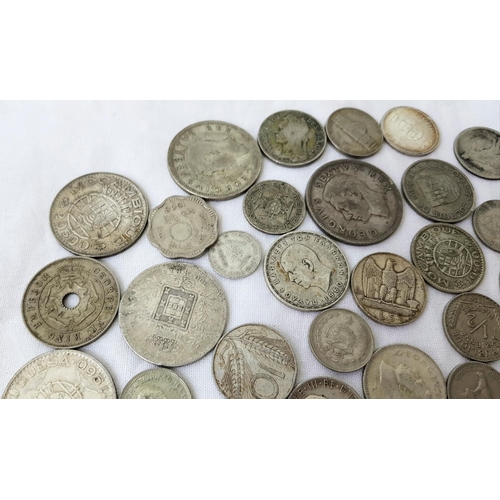 44 - A Wonderful Large Collection of Silver, Mostly South African Coins - Some dating back over 100 years... 