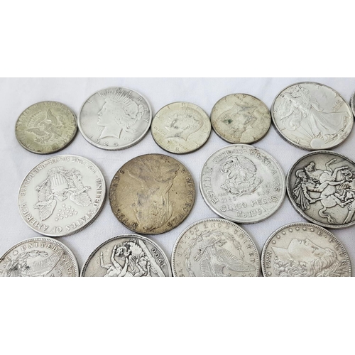 44 - A Wonderful Large Collection of Silver, Mostly South African Coins - Some dating back over 100 years... 