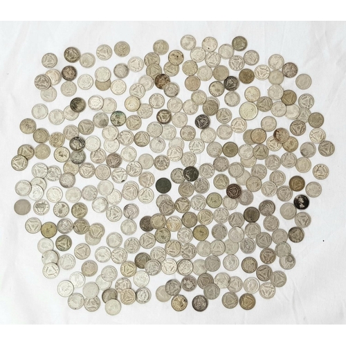 44 - A Wonderful Large Collection of Silver, Mostly South African Coins - Some dating back over 100 years... 