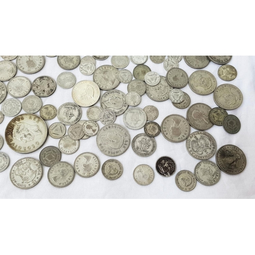 44 - A Wonderful Large Collection of Silver, Mostly South African Coins - Some dating back over 100 years... 