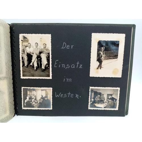 493 - WW2 Photo Album from a soldier who served with the 53rd Infantry. A good selection of photos.