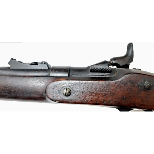 197 - An Antique British 1862 Early Snider-Enfield .577 Calibre Rifle. Obsolete calibre so no licence need... 