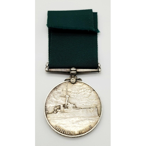 494 - Royal Naval Reserve Long Service Medal (EVIIR) named to: V309 J Banaghan Sto RNR (stoker). Joseph Ba... 