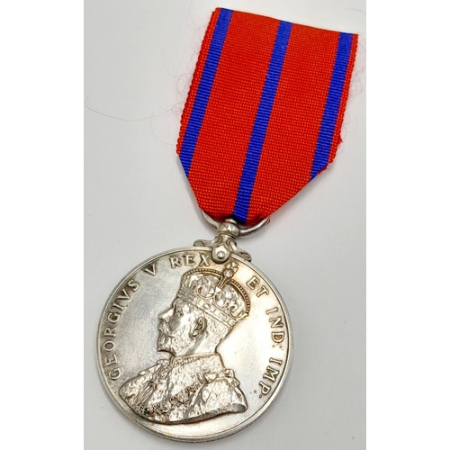 522 - King George V’s Police Coronation Medal 1911, with County &  Borough Police reverse; named to: PS W ... 