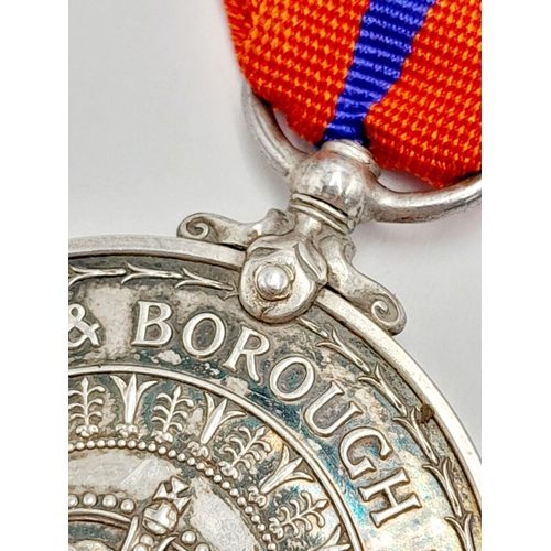 522 - King George V’s Police Coronation Medal 1911, with County &  Borough Police reverse; named to: PS W ... 