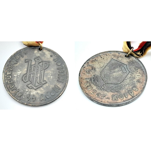 552 - 3rd Reich 1st SS Panzer Sports Day Medallion.