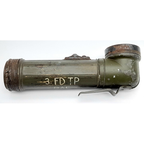 671 - Vietnam War Era Australian “Tunnel Rat” Angled Torch. Unit Marked for the 3rd Field Troop of the Roy... 